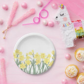 Daffodil Ditzy Floral Pappteller (Party)