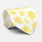 Daffodil Ditzy Krawatte (Gerollt)