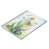 Daffodil Fairy Fantasy Art Notizblock (Linke Seite)