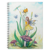Daffodil Fairy Fantasy Art Notizblock (Vorderseite)