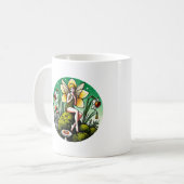Daffodil Fairy Spring Fairies Blumengarten Kaffeetasse (Vorderseite Links)