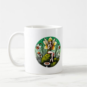 Daffodil Fairy Spring Fairies Blumengarten Kaffeetasse