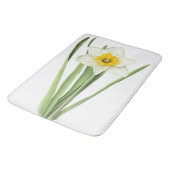 Daffodil Flower Botanical Art Badematte (Schrägansicht)