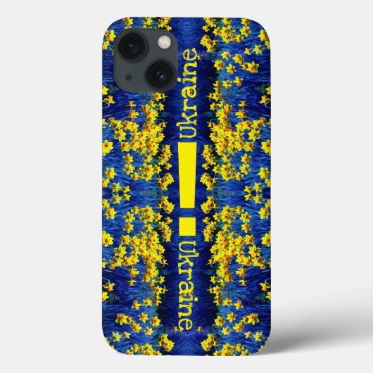 Daffodil Frühlingsausruf Gelb Blau Ukraine Case-Mate iPhone Hülle (Rückseite)
