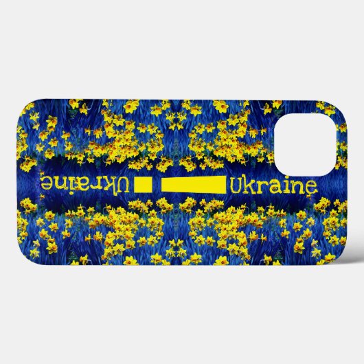 Daffodil Frühlingsausruf Gelb Blau Ukraine Case-Mate iPhone Hülle (Rückseite (Horizontal))