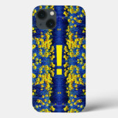 Daffodil Frühlingsausruf Mark Yellow Blue Case-Mate iPhone Hülle (Rückseite)