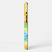 Daffodil-Gelbe Pastel Abstrakt iPhone Hülle (Linke Seite)