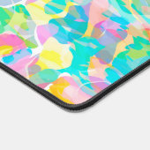 Daffodil-Gelbe Pastel Abstrakt Schreibtischunterlage (Ecke)