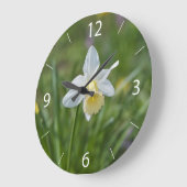 Daffodil Große Wanduhr (Winkel)
