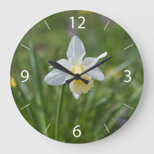 Daffodil Große Wanduhr