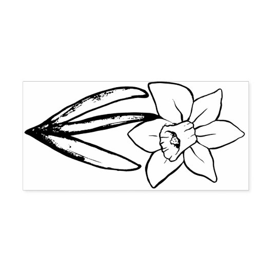 Daffodil Gummistempel (Prägung)