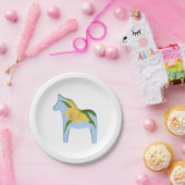 Daffodil Horse Plate Pappteller (Party)