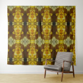 Daffodil Ikat 16 Wandteppich (Beispiel (Horizontal))