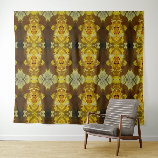 Daffodil Ikat 16 Wandteppich (Beispiel (Horizontal))