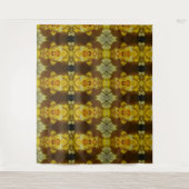 Daffodil Ikat 16 Wandteppich (Vorderseite)