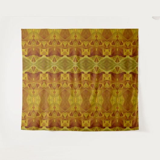 Daffodil Ikat 3 Wandteppich (Vorderseite (Horizontal))