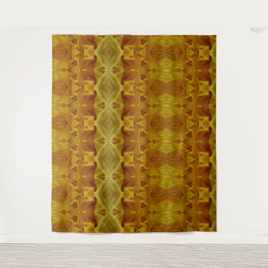 Daffodil Ikat 3 Wandteppich (Vorderseite)