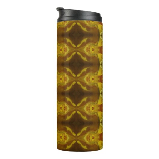 Daffodil Ikat 4 Thermosbecher (Nach rechts gedreht)