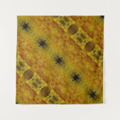 Daffodil Ikat 8 angegled Wandteppich (Vorderseite (Horizontal))