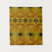 Daffodil Ikat Pouf Wandteppich (Vorderseite)