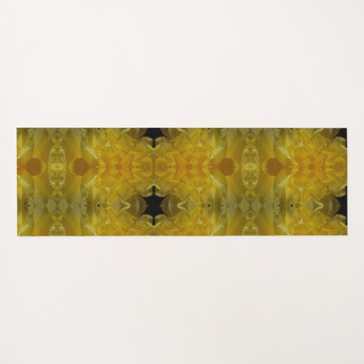 Daffodil Ikat Pouf Yogamatte (Rückseite (Horizontal))