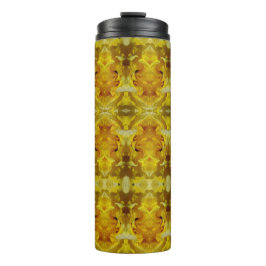 Daffodil Ikat Zen Thermosbecher