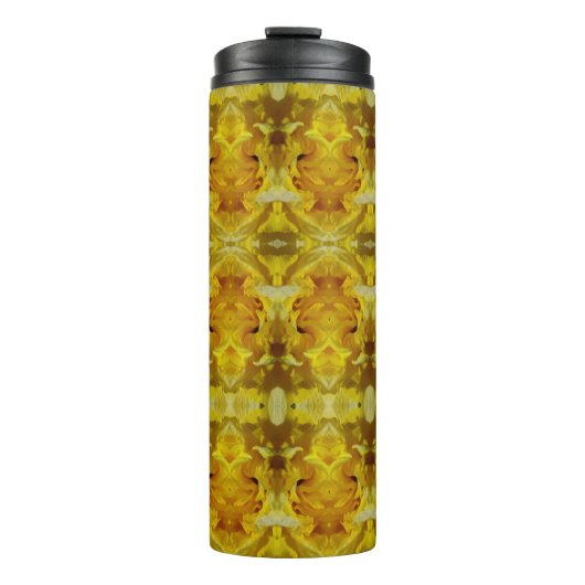 Daffodil Ikat Zen Thermosbecher (Vorderseite)