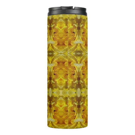 Daffodil Ikat Zen Thermosbecher (Rückseite)