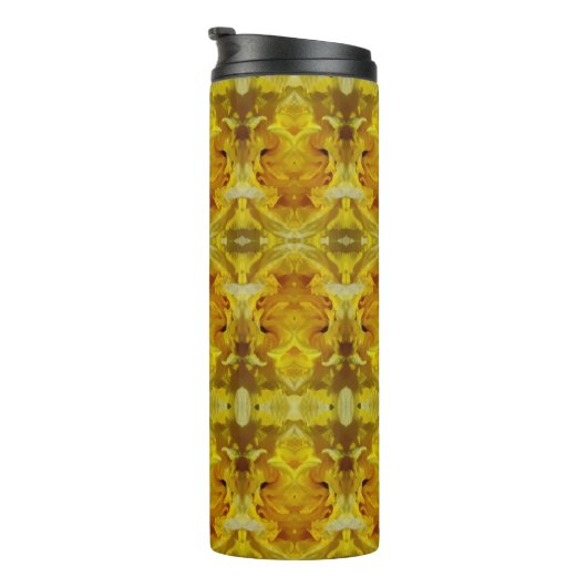 Daffodil Ikat Zen Thermosbecher (Nach rechts gedreht)