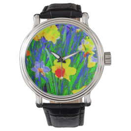 'Daffodil Impressionism' Watch Armbanduhr