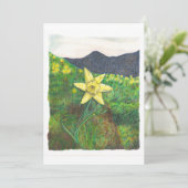 Daffodil Karte (Stehend Vorderseite)