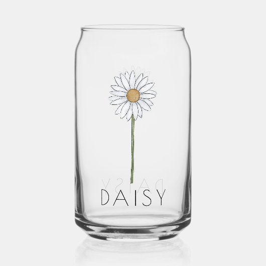 DAFFODIL März Birth Blume Individuelle Name Dosenglas (Vorderseite)