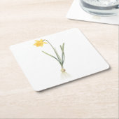 daffodil (Narcissus pseudo-narcissus) von Redouté Rechteckiger Pappuntersetzer (angewinkelt)