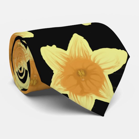Daffodil Necktie Krawatte (Gerollt)