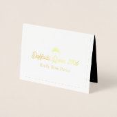 Daffodil Pageant Miss USA America Danke-Card Folienkarte (Vorderseite)