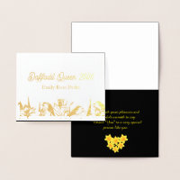 Daffodil Pageant Miss USA America Danke-Card