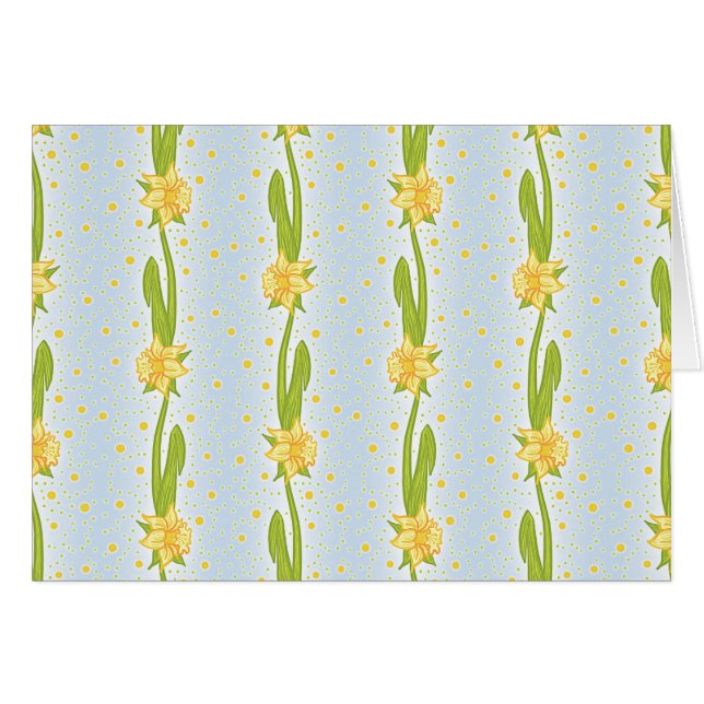 Daffodil Pattern (Vorderseite (Horizontal))