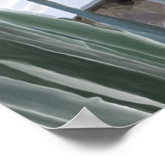 Daffodil Portrait Poster (Ecke)