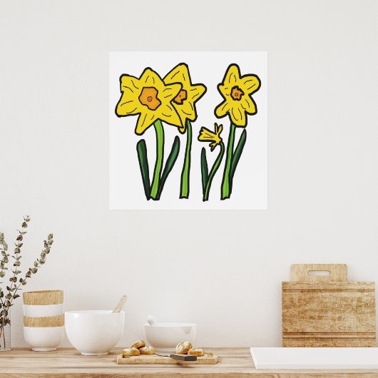 Daffodil Poster (Küche)