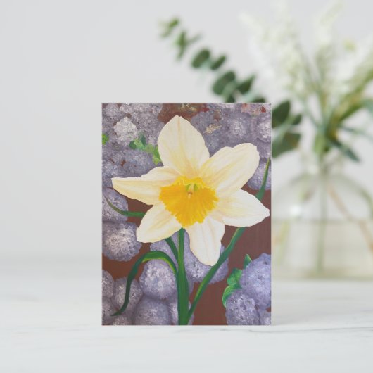 Daffodil Postkarte (Stehend Vorderseite)