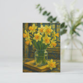 Daffodil Postkarte (Stehend Vorderseite)