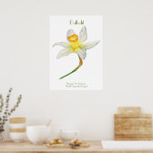 Daffodil Print, Value Poster Paper (Matte) (Küche)