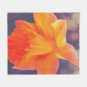 Daffodil Rain Fleece Blanket (Vorderseite (Horizontal))
