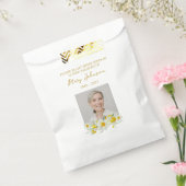 Daffodil Seed Packet Memorial Funeral Favor Bag Geschenktütchen (Versiegelt)
