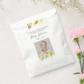 Daffodil Seed Packet Memorial Funeral Favor Bag Geschenktütchen (Versiegelt)
