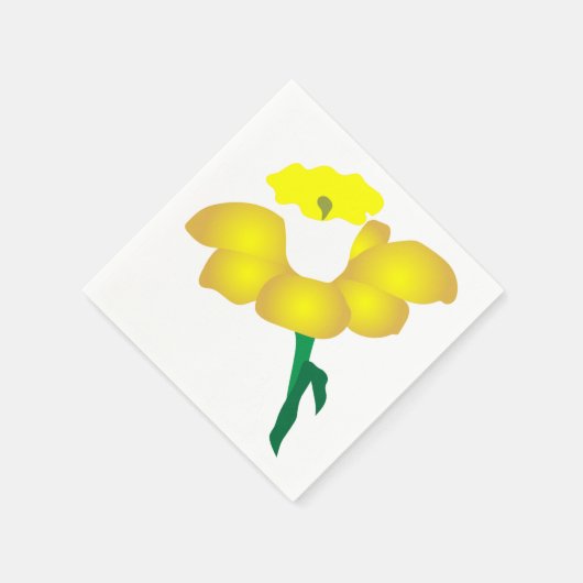 Daffodil Serviette (Ecke)