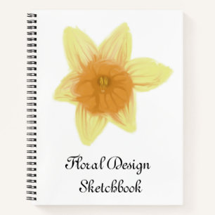 Daffodil Sketchbook Notizblock