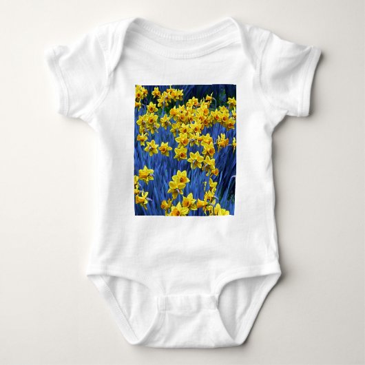 Daffodil Spring Fantasy Baby Strampler (Vorderseite)