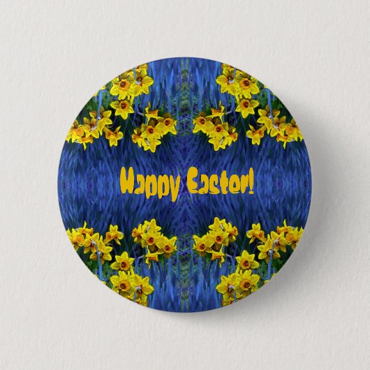 Daffodil Spring Fantasy Button (Vorderseite)