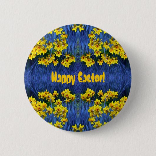 Daffodil Spring Fantasy Button (Vorderseite)